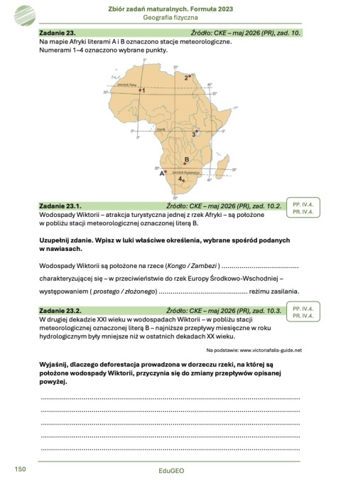 Geografia 1. Zbiór zadań maturalnych. Formuła 2023. Geografia fizyczna (e-Book, PDF)