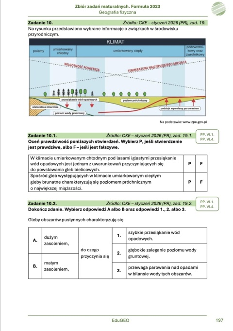 Geografia 1. Zbiór zadań maturalnych. Formuła 2023. Geografia fizyczna (e-Book, PDF)