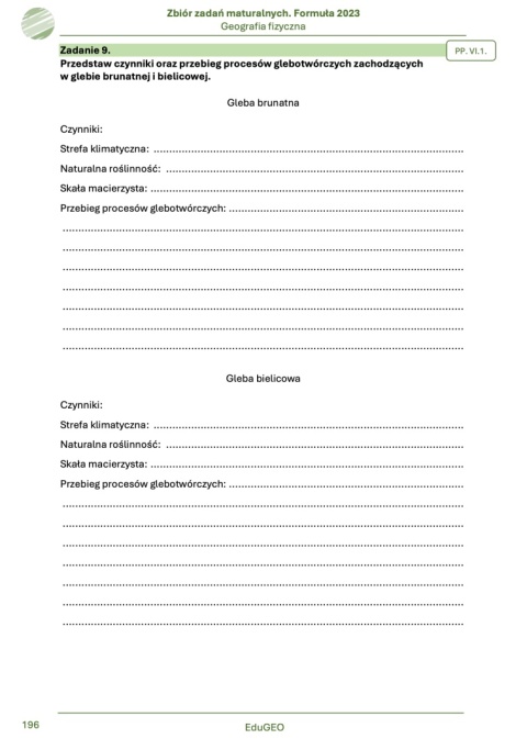 Geografia 1. Zbiór zadań maturalnych. Formuła 2023. Geografia fizyczna (e-Book, PDF)