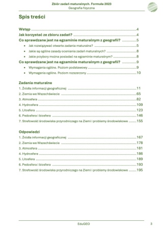 Geografia 1. Zbiór zadań maturalnych. Formuła 2023. Geografia fizyczna (E-book, PDF)