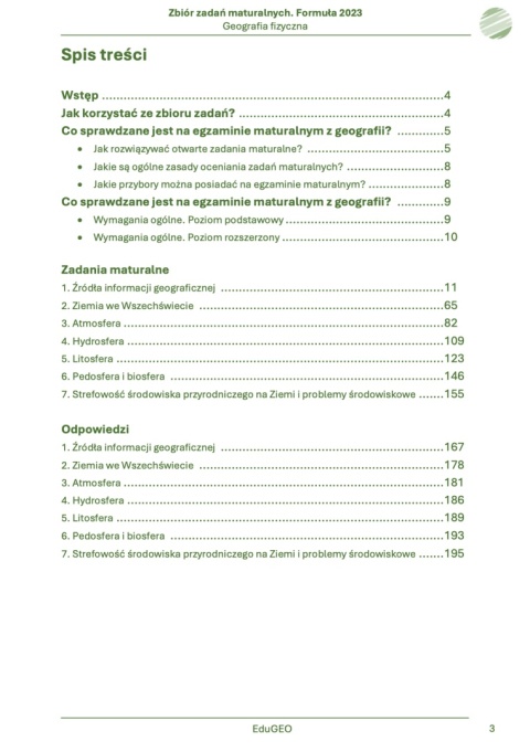 Geografia 1. Zbiór zadań maturalnych. Formuła 2023. Geografia fizyczna (E-book, PDF)