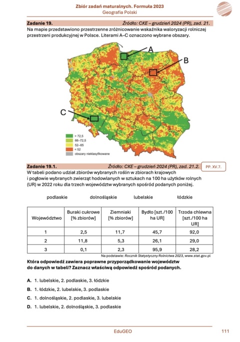 Geografia 3. Zbiór zadań maturalnych. Formuła 2023. Geografia Polski. wyd.2 (e-Book, PDF)
