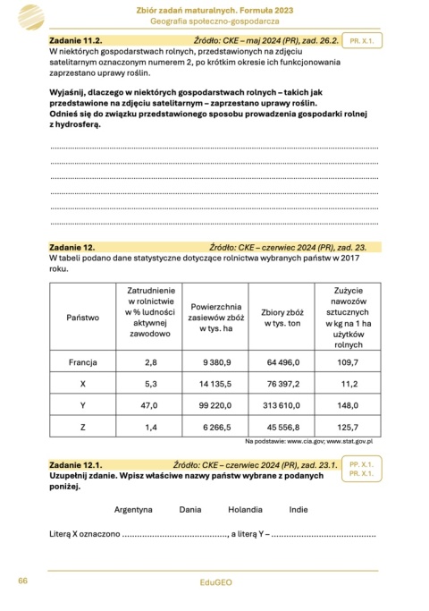 Geografia 2. Zbiór zadań maturalnych. Formuła 2023. Geografia społeczno-gospodarcza (E-book, PDF)
