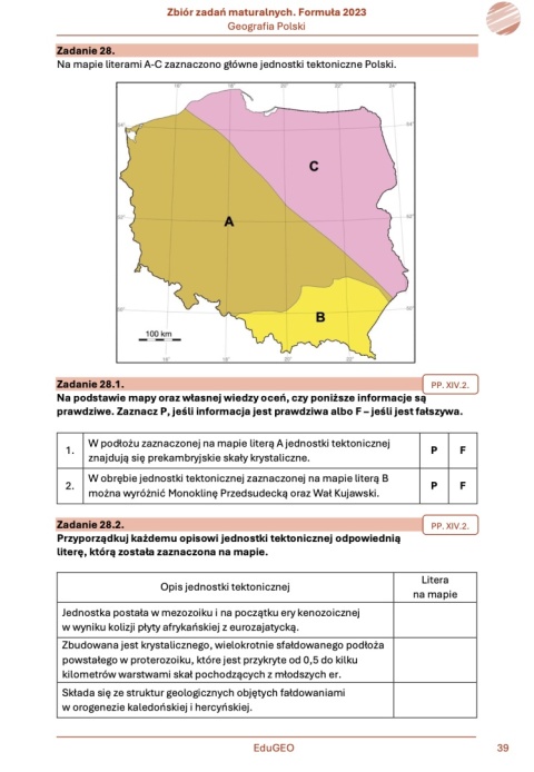 Geografia 3. Zbiór zadań maturalnych. Formuła 2023. Geografia Polski (E-book, PDF)