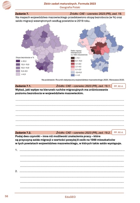 Geografia 3. Zbiór zadań maturalnych. Formuła 2023. Geografia Polski (E-book, PDF)