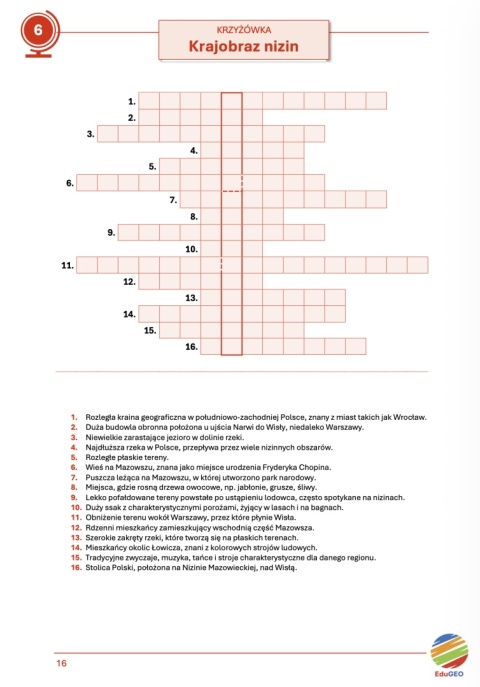 Krzyżówki i wykreślanki geograficzne. Klasa 5 (E-book, PDF)